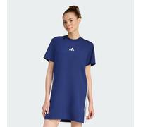 Adidas Robe T-shirt Essentials 3-Stripes Femme Bleu foncé/Blanc Taille M