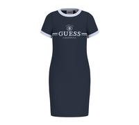 Robe t-shirt côtelée fille Guess Mini Me Noir 12 ans