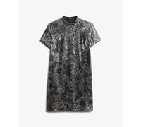 Superdry Robe t-shirt W8012021a manches courtes à sequins gris Femme S