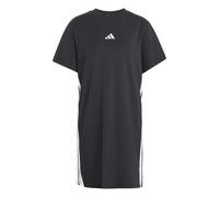 Adidas Robe T-shirt Essentials 3-Stripes – manches courtes, 3 bandes – Noir/Blanc M Femme