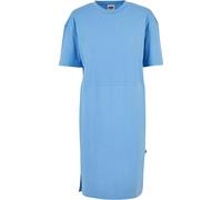 Urban Classics Organic Oversized Slit Short Sleeve Short Dress Bleu S Femme