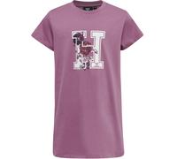 Robe t-shirt fille Hummel Architecture Rouge 5 ans