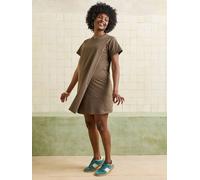 Robe T-shirt grossesse et allaitement en coton bio* kaki 38/40