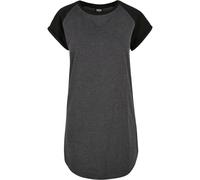 Robe T-shirt raglan femme Urban Classics Contrast Marron XS
