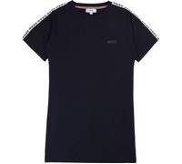 Robe tee-shirt Hugo Boss Junior - Ref. J12164-849. Couleur : Bleu marine. Détails. - Col rond. - Manches courtes. - Inscription Hugo 8 ans