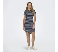 Robe tee shirt mi longue à rayures Femme JDY S