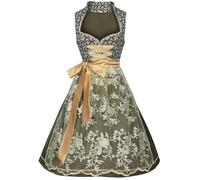 Robe traditionnelle bavaroise pour femme avec tablier Dirndl 2 pièces élégante et classique