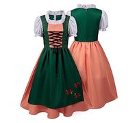 Robe traditionnelle bavaroise pour femme - Vert - Robe traditionnelle traditionnelle - Robe traditionnelle pour la fête de la bière - Robe traditionnelle bavaroise