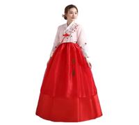 Robe traditionnelle Hanbok 4 couleurs pour mariage, palais, banquet, danse folklorique, Couleur 2, S