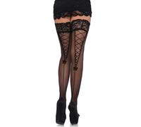 Robe transparente montante femme Leg Avenue Noir TU