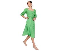 Robe Trendyol - TWOSS19IE0009 - Robe avec Un Bouton Ceinture Femme XXXXL