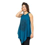 Robe tunique losange fluide sans manche Kaelya L - (40-42)