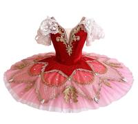 Robe Tutu Ballet Fille Modèle Lac des Cygnes Style Plateau Concours Danse