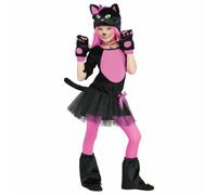 Robe Tutu Chat Miss Kitty Avec Chapeau Pour Enfant Costume D'Halloween 110962