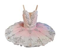 Robe tutu danse Lac des cygnes pour fille Costume spectacle compétition | Costume de danse Lac des cygnes pour fille - Robe de ballet avec tutu plat