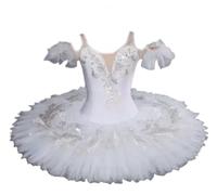Robe Tutu de Danse Classique pour Fille Style Plateau/Galette | Jupe tutu brodée de sequins - Tenue de danse / Robe de compétition