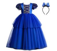 Robe tutu de mariage pour bébé fille - Robe de princesse - Robe longue en tulle - Grande robe maxi - Pour premier anniversaire, danse, bal de fin d'année, paillettes - Jupe en tulle - Robe de