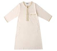 Robe unie à manches longues pour enfant - Dinosaure - Pull pour bébé, beige, 3-4 ans
