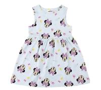 Robe Unique en Jersey pour Fille Minnie pour Un Usage Quotidien - Robe Unique en Jersey pour Fille avec Design Amusant et Facile à Assortir, Turquoise, 4 Ans