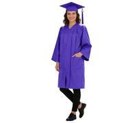 Robe unisexe de remise de diplôme Ensemble de cérémonie scolaire Pour Lycee Universite Master Homme Pour Cérémonie de Remise de Diplôme Avec Chapeau de Etudiant Pour Evenement de Fin de Etudes