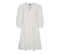 Vero Moda Pretty Tunic 3/4 Sleeve Dress Beige M Femme