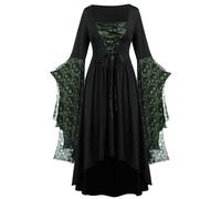 Robe Victorienne Femme Grandes Tailles Robe De Bal Manches Longues Vintage Médiévale Costume Carnaval Steampunk Gothique Baroque Robes Victorienne Tenue De Soirée Carnaval Halloween Fête