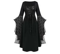 Robe Victorienne Femme Grandes Tailles Robe De Bal Manches Longues Vintage Médiévale Costume Carnaval Steampunk Gothique Baroque Robes Victorienne Tenue De Soirée Carnaval Halloween Fête