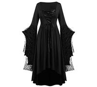 Robe Victorienne Femme Grandes Tailles Robe De Bal Manches Longues Vintage Médiévale Costume Carnaval Steampunk Gothique Baroque Robes Victorienne Tenue De Soirée Carnaval Halloween Fête