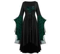 Robe Victorienne Femme Grandes Tailles Robe De Bal Manches Longues Vintage Médiévale Costume Carnaval Steampunk Gothique Baroque Robes Victorienne Tenue De Soirée Carnaval Halloween Fête