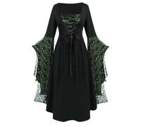 Robe Victorienne Femme Grandes Tailles Robe De Bal Manches Longues Vintage Médiévale Costume Carnaval Steampunk Gothique Baroque Robes Victorienne Tenue De Soirée Carnaval Halloween Fête