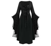 Robe Victorienne Femme Grandes Tailles Robe De Bal Manches Longues Vintage Médiévale Costume Carnaval Steampunk Gothique Baroque Robes Victorienne Tenue De Soirée Carnaval Halloween Fête