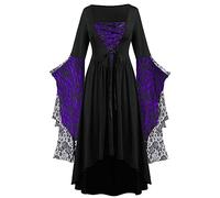 Robe Victorienne Femme Grandes Tailles Robe De Bal Manches Longues Vintage Médiévale Costume Carnaval Steampunk Gothique Baroque Robes Victorienne Tenue De Soirée Carnaval Halloween Fête