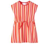 Robe - vidaXL - Fille - Cordon - Rose/Rouge - 1,5 à 10 ans 5-6 ans