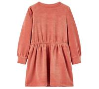 Robe - vidaXL - manches longues - rose moyen - pour filles de 1,5 à 10 ans - confortable et résistante 7-8 ans