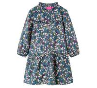 Robe pour Enfants à Manches Longues Vêtement Tout-petits Filles Bleu Foncé 116 v