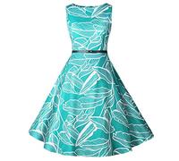 Robe Vintage Année 50 60 Cocktail Rockabilly Décolleté Ba Jiao XL