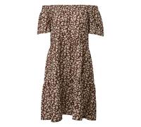 Robe à Plusieurs Niveaux avec Encolure Carmen