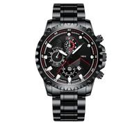 Robe Watches Men - montre en acier inoxydable, horaire grand visage | Accessoire d'outil de synchronisation étanche, amélioration de la tenue de loisirs quotidiens pour les affaires formelles de mode