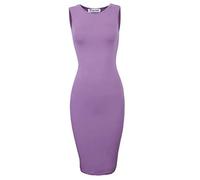 Robe XJNE3 robe classique de midi sans manches coupe slim Taille-40 40