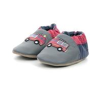 Robeez EMERGENCY FIRE,CHAUSSON LAYETTE GRIS FONCE BLEU, 17/18 EU