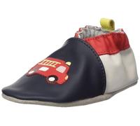 Robeez Fireman, Chaussons Mixte bébé, Bleu (Marine 10), 17/18 EU (0-6 Mois UK)