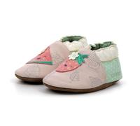 Robeez Garçon Fille FRUIT'S Party Chausson, Rose Clair Vert Clair, 17 EU