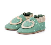 Robeez Garçon Fille Baby Tiny Heart Chausson, Vert, 27 EU