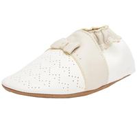 Robeez Garçon Fille Happy Mood Chausson, Blanc Beige Clair, 21 EU