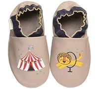 Robeez Lion Circus, Chausson Bébé garçon - GRIS TAUPE - 17/18 EU ( 0-6mois)