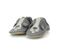 Robeez Mixte enfant Sweety Dog Chausson pour nourrisson, Gris Fonce, 18 EU