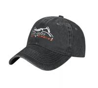 ROBEIUO Casquette de Baseball en Jean Chapeau de Cowboy avec Logo Can AM Spyder Silhouette Chapeau Occidental Casquette Militaire Chapeau de fête en Mousse pour Homme Chapeau de Plage pour Femme 2024