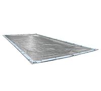 Robelle Bâche d'hiver Robuste de 5,5 x 12,2 m pour Piscine creusée, chevauchement de 1,5 m (Taille de la Couverture de 7 x 13,7 m), Solide 20,3 x 20,3 cm, 66,9 g/yd2, Style : 551840R-ROBA