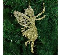 Robelli Doré Sapin De Noël Pendant Pendentif Boules Décoration Ornements - 6 x Fées