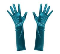 Robelli Vert Turquoise Poison Ivy/Sirène Déguisement Gants Longueur Coude